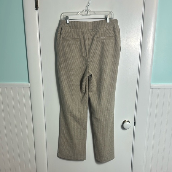 Varley Aberdeen Straight Leg Pant 29" Taupe Marl Size Medium - Picture 6 of 16